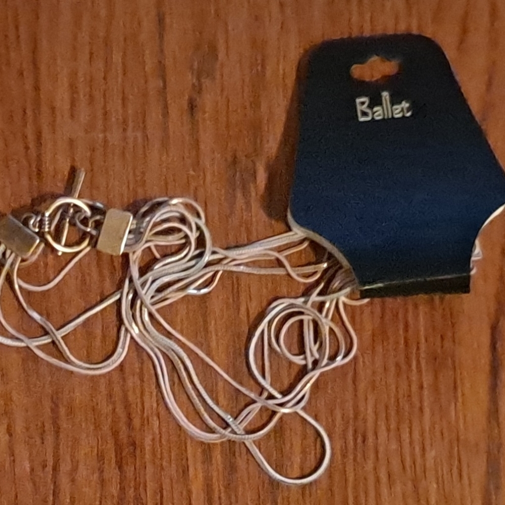 Ballet multi string necklace